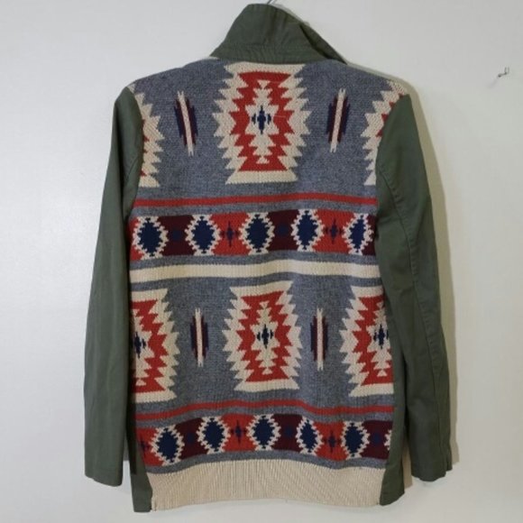 Thread & Supply utility jacket with Aztec sweater back - XS - Picture 3 of 5